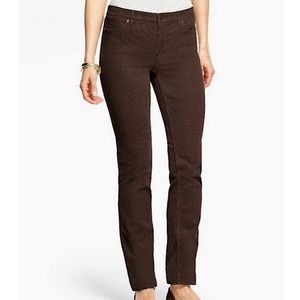 Talbots Corduroy Straight Legged Pants Women’s size 8